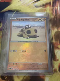 HIPPOPOTAS 052/131 PRISMATIC EVOLUTIONS POKEMON (POKE BALL HOLO, NM) - Image 1