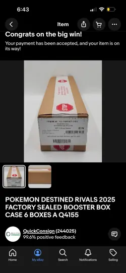 6x SV Destined Rivals SEALED Booster Boxes (CASE of AUTHENTIC Pokemon Cards) - Image 5