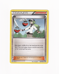 N Supporter 92/101 Noble Victories Regular Non Holo Pokemon Moderately Played MP - Image 1