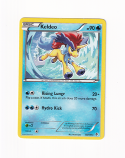 Keldeo 48/149 Boundaries Crossed Regular Non Holo Pokemon Moderately Played MP - Image 1