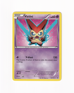 Victini 43/101 Noble Victories Regular Non Holo Pokemon Moderately Played MP - Image 1