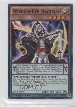 Wisdom-Eye Magician 1st Ed. YuGiOh Master of Pendulum Structure Deck #SDMP-EN005 - Image 1