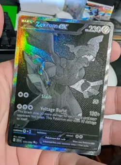Zekrom ex BWR 172/086 Black Bolt Pokemon TCG Card NM - Image 1