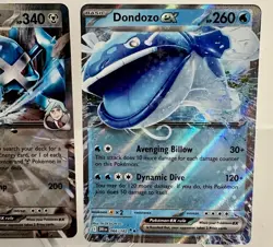 Destined Rivals Cetitan ex Steven's Metagross ex Dondozo ex Pokemon Cards - Image 4