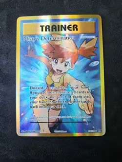 Misty's Determination Evolutions Holo Ultra Rare Trainer Card Full Art 108/108 - Image 1
