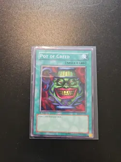 Yu-Gi-Oh Pot of Greed 1st Edition SD1-EN015 Spell Card Ungraded #1 - Image 4