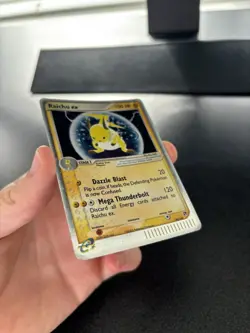 Raichu ex 98/100 Holo Rare EX Sandstorm 2003 Pokemon Card Played - Image 2