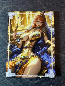Dancer Nami Diamond Card Metal Beautiful Waifu Doujin Case Prize One Piece - Image 1