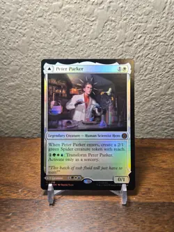 Peter Parker Marvel's MTG Spider-Man Foil - Image 1