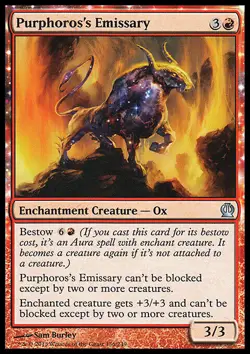 X4 Purphoros's Emissary Theros LP/NM MTG Magic DNA GAMES - Image 1
