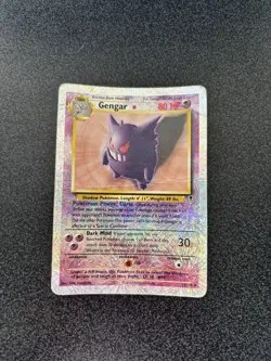 Gengar Reverse Holo 11/110 Legendary Collection 2002 Pokemon Card Heavily Played - Image 1