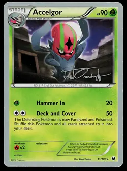 Pokemon Dark Explorers 11/108 Accelgor World Championship Deck - Image 1