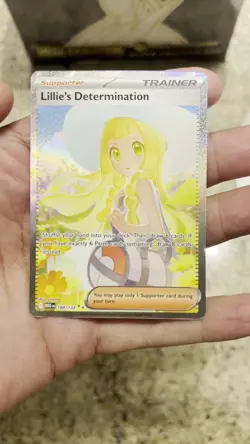 Pokemon Lillie's Determination SIR 184/132 Mega Evolution ENGLISH Pack Fresh - Image 2