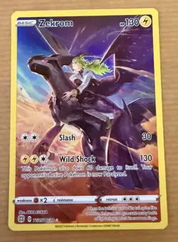 Pokemon TCG Zekrom TG05/TG30 Brilliant Stars Trainer Gallery Near Mint - Image 1