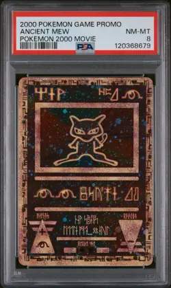 Pokemon PSA 8 NM-MT Ancient Mew Movie 2000 Promo - Image 1