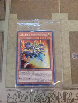 YUGIOH GILTIA THE D. KNIGHT SOUL SPEAR LDS3-EN137 SECRET LIMITED ED SEALED - Image 1
