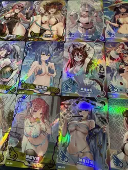 Goddess Story Waifu Bikini 18 x Character Doujin Cards Maiden Girl Party SSR UR - Image 4