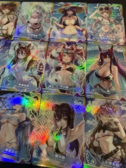 Goddess Story Waifu Bikini 18 x Character Doujin Cards Maiden Girl Party SSR UR - Image 5