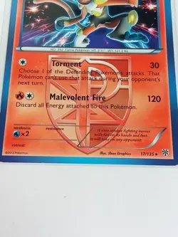Infernape 17/135 Plasma Storm Rare Pokemon Card 2012 - Image 3