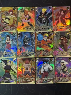 Naruto Shippuden Kakashi Character Collectible TCG 12 x Kayou Licensed Cards SSR - Image 1
