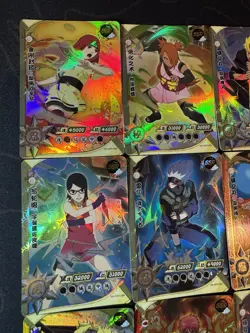 Naruto Shippuden Kakashi Character Collectible TCG 12 x Kayou Licensed Cards SSR - Image 2