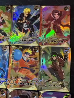Naruto Shippuden Kakashi Character Collectible TCG 12 x Kayou Licensed Cards SSR - Image 3