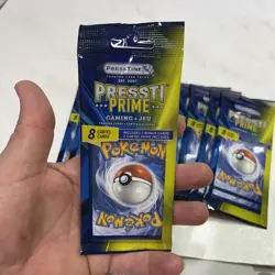 Pokemon Trading Card Packs Presstl Prime Wegmans Exclusive Mystery Lot Of 14 - Image 1