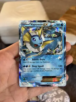 Dragonite V, Vaporeon EX and RAINBOW energy Bundle Pokemon Card - Image 3