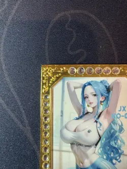 Yoga Vivi Diamond Card Metal Beautiful Waifu Doujin Case Prize One Piece - Image 2