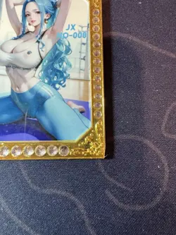 Yoga Vivi Diamond Card Metal Beautiful Waifu Doujin Case Prize One Piece - Image 4