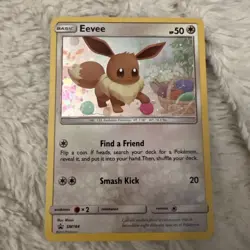 Eevee - SM184 - Pokemon Sun & Moon Promo Holo Rare Card NM TCG 2019 - Image 1
