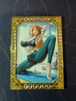 Yoga Nami Diamond Card Metal Beautiful Waifu Doujin Case Prize One Piece - Image 1