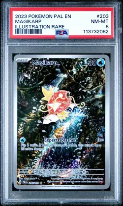 Magikarp Illustration Rare - Paldea Evolved 203/193 - Pokemon Card PSA 8 - Image 1