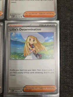 4x Lillie's Determination 119/132 Pokemon TCG: Mega Evolutions Cards - Image 4