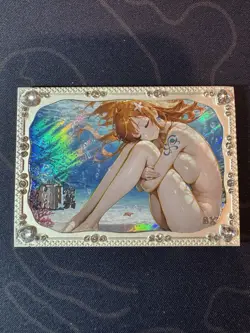 Swimsuit Nami Diamond Card Metal Beautiful Waifu Doujin Case Prize One Piece - Image 1