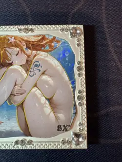 Swimsuit Nami Diamond Card Metal Beautiful Waifu Doujin Case Prize One Piece - Image 4