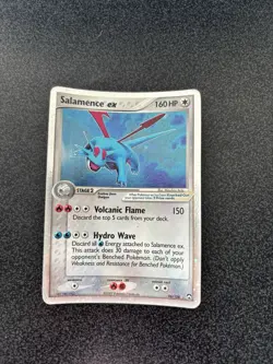 Salamence ex 96/108 Holo Rare EX Power Keepers 2007 Pokemon Card Played - Image 1
