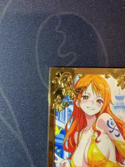Yellow Dress Nami Diamond Card Metal Beautiful Waifu Doujin Case Prize One Piece - Image 2