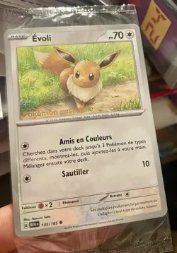 Carte Evoli Pokemon Ensemble Promo FR Poke Poste Post FR Neuf TCG Card Evoli - Image 1