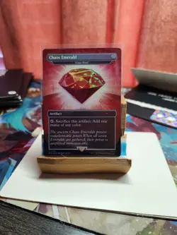 Chaos Emerald (Lotus Petal) Red 7032 Secret Lair Drop Sonic Bonus MTG NM - Image 1