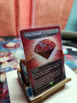 Chaos Emerald (Lotus Petal) Red 7032 Secret Lair Drop Sonic Bonus MTG NM - Image 2