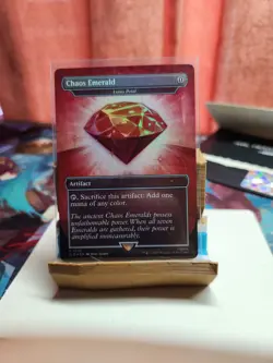 Chaos Emerald (Lotus Petal) Red 7032 Secret Lair Drop Sonic Bonus MTG NM - Image 4