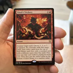 MTG Magic The Gathering Kaldheim NM Tibalt’s Trickery - Image 1