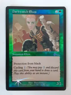 Darkwatch Elves - Foil - Magic the Gathering MTG - Urza's Legacy Near Mint M-142 - Image 1