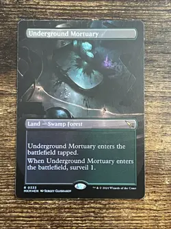 Underground Mortuary (Borderless) - FOIL - Murders at Karlov Manor (MKM) - Image 1