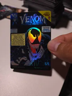 WOTC Marvel's Spider-Man Eddie Brock (0233) (Borderless) (MR) (Foil) NM - Image 3