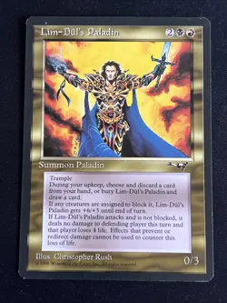 1x Lim-Dul's Paladin Alliances LP MTG Magic the Gathering x1 MKE - Image 1