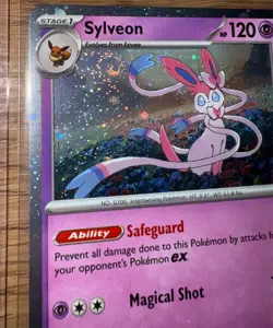 🌀SWIRL🌀 Sylveon - 040/131 (Cosmos Holo) Exclusive Promo Pokemon TCG - Image 3
