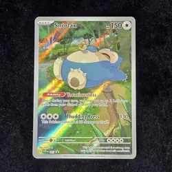 Snorlax SVP051 Illustration Rare Black Star Promo 051 S & V (NM) Pokemon - Image 1
