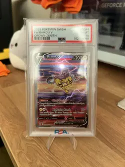 PSA 10 Raikou V GG41 Full Art 2023 Pokemon SwSh Crown Zenith Galarian Gallery - Image 1